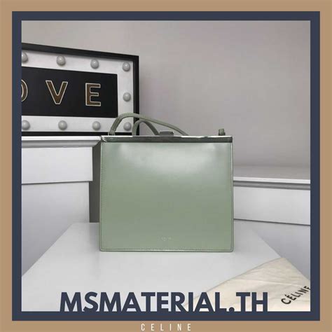 celine mini clasp green|Mini Clasp bag in smooth calfskin .